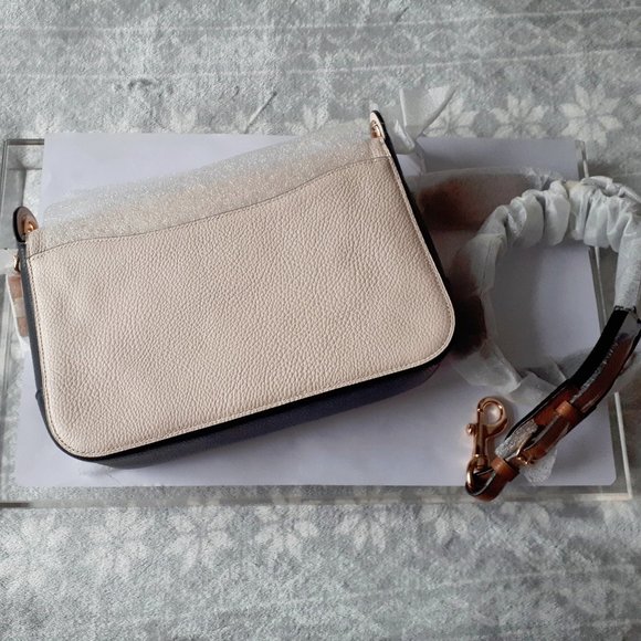 *S* NWT Coach Marvel leather black & cream handbag - Picture 6 of 8